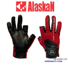 Перчатки двухпалые Alaskan AGWK-11 размер M цвет красный/черный